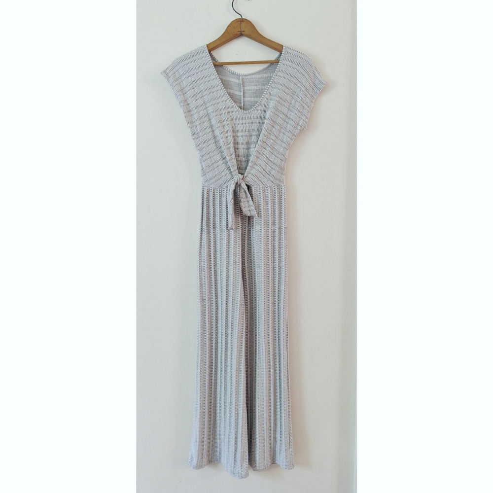 Caution to the Wind- Cropped Wide Leg jumpsuit- Size S